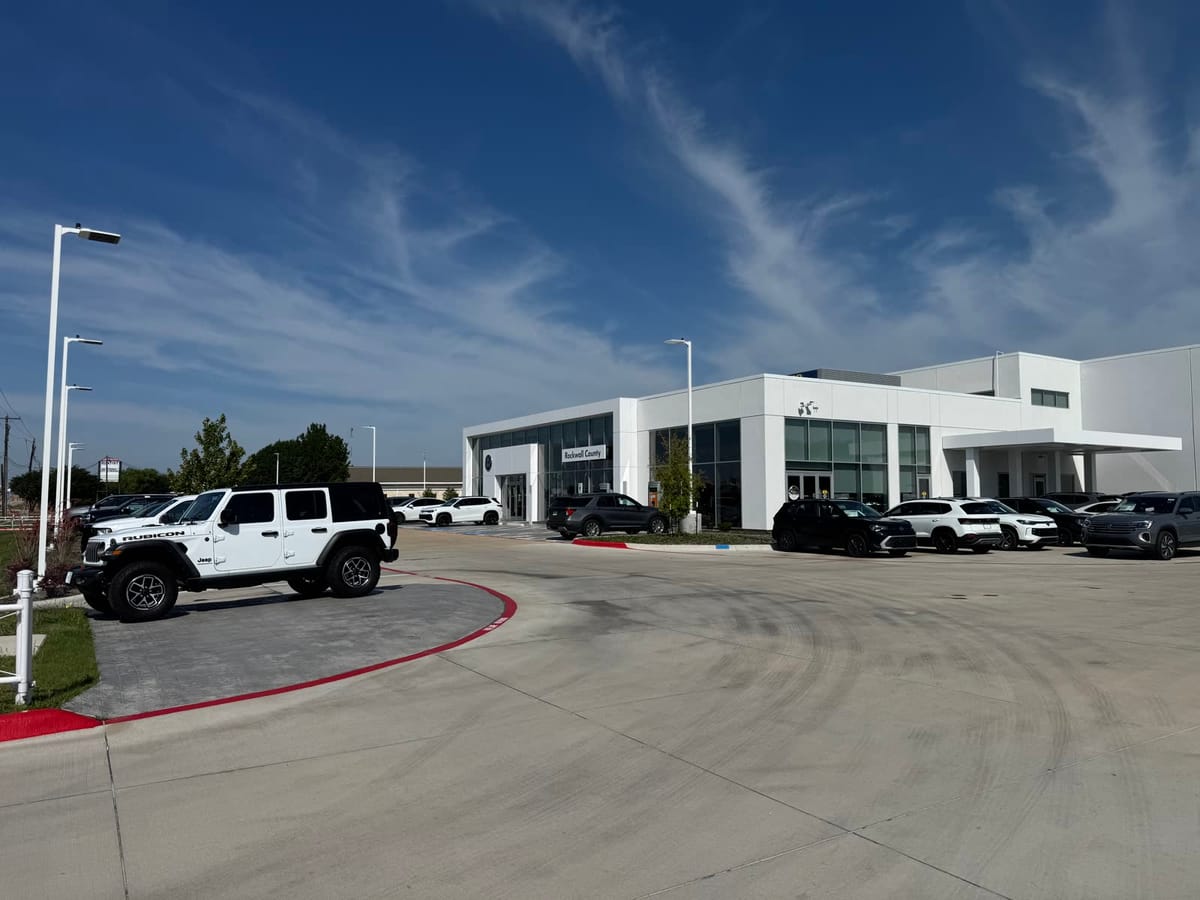Rockwall Volkswagen — Automotive plumbing project in Rockwall, TX